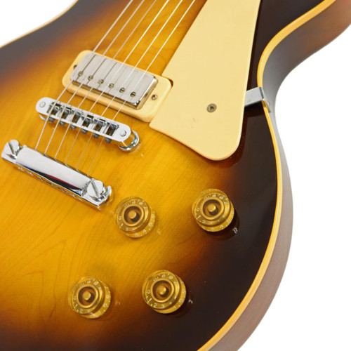 Vintage 1981 Gibson Les Paul Deluxe Electric Guitar Tobacco Sunburst