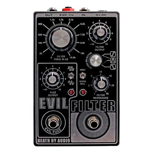 Death By Audio Evil Filter Fuzz Pedal