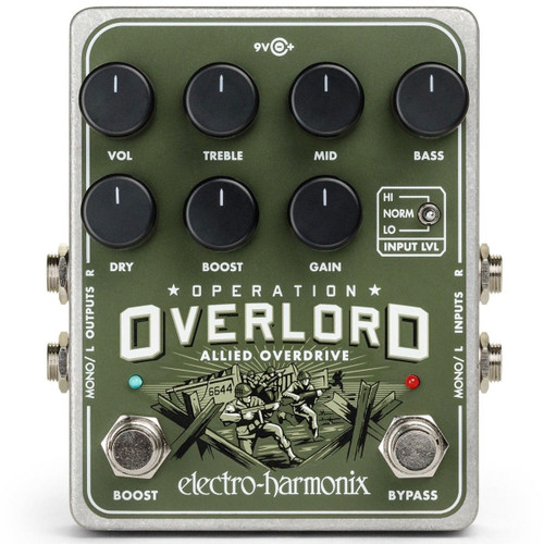 Electro-Harmonix Operation Overlord Allied Overdrive Pedal