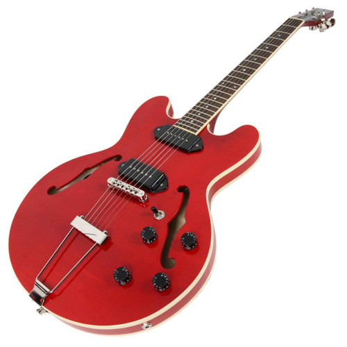 Heritage H-530 Hollow Body in Translucent Cherry