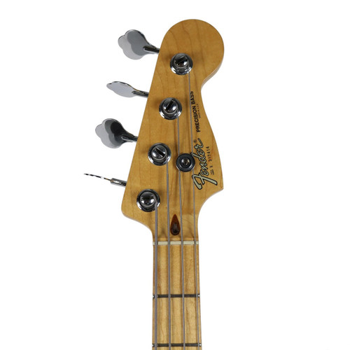 Vintage 1983 Fender Standard Precision Bass Electric Guitar Olympic White Finish