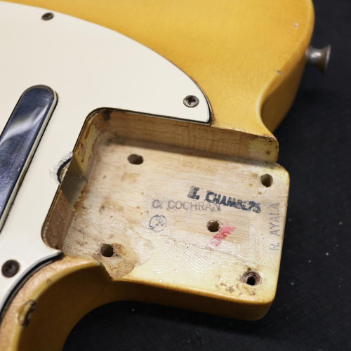 Vintage 1971 Fender Telecaster Electric Guitar Blonde Finish