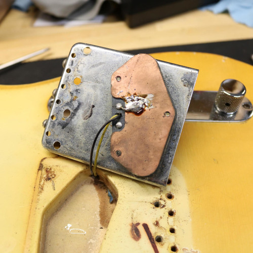 Vintage 1971 Fender Telecaster Electric Guitar Blonde Finish