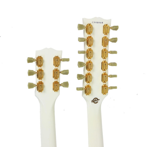 2006 Gibson Custom Shop EDS-1275 Double Neck Electric Guitar Arctic White Finish