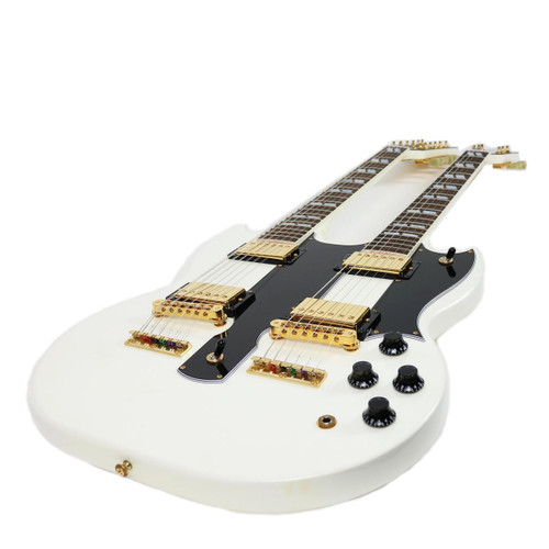 2006 Gibson Custom Shop EDS-1275 Double Neck Electric Guitar Arctic White Finish