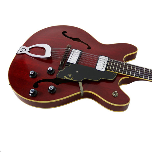 Vintage 1966 Guild Starfire XII 12-String Electric Guitar Cherry Finish