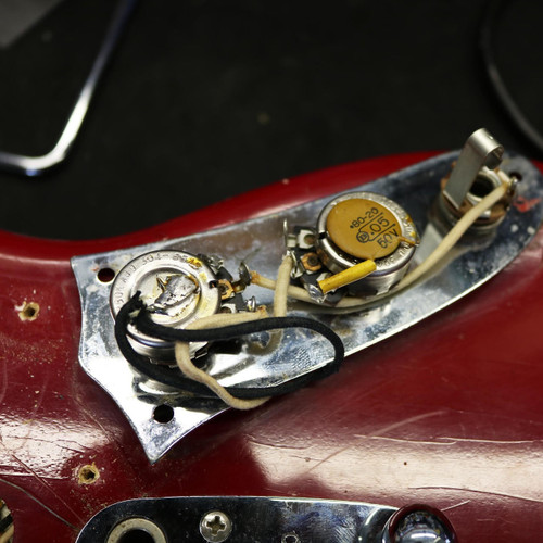 Vintage 1965 Fender Mustang Electric Guitar Red