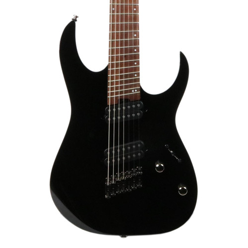 Ibanez RGMS7 Multi Scale 7 String Electric Guitar in Black