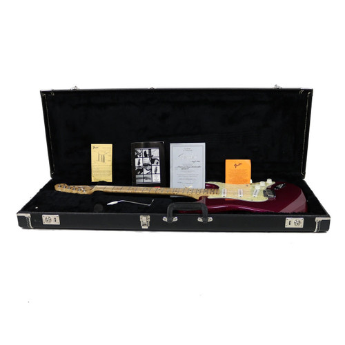 1995 Fender Custom Shop American Classic Stratocaster Raspberry Metallic Finish