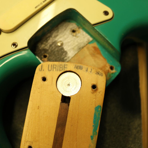 Vintage 1988 Fender Stratocaster Plus Electric Guitar Bahama Green