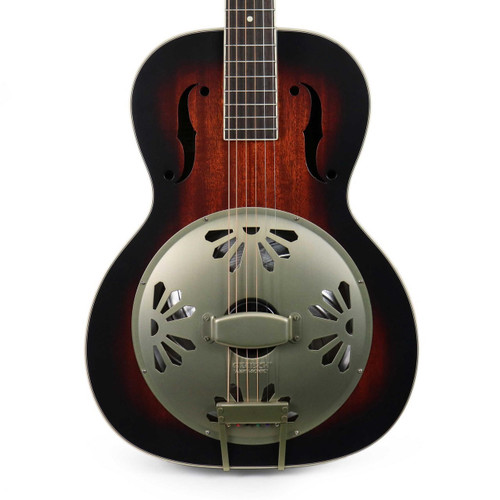 Gretsch G9241 Alligator Biscuit Round-Neck Resonator Padauk - 2 Color Sunburst