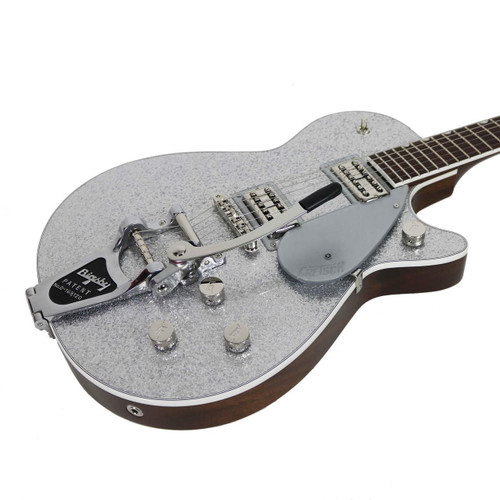 Gretsch G6129T Players Edition Sparkle Jet FT - Silver Sparkle