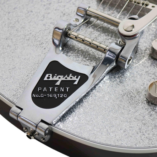 Gretsch G6129T Players Edition Sparkle Jet FT - Silver Sparkle