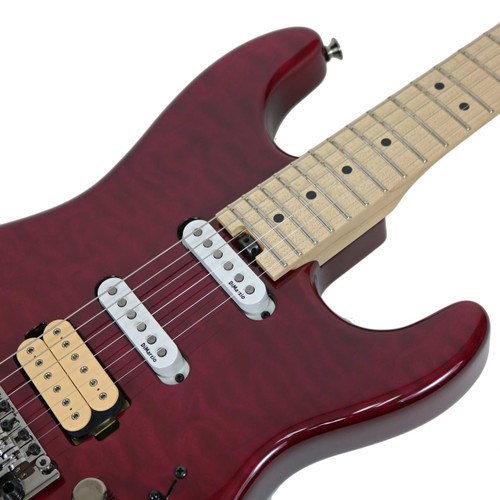 2016 USA Charvel Custom Select Special Edition San Dimas HSS Electric Guitar - Trans Purple