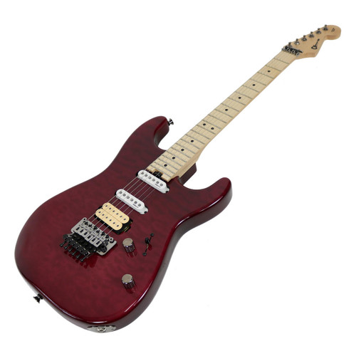 2016 USA Charvel Custom Select Special Edition San Dimas HSS Electric Guitar - Trans Purple
