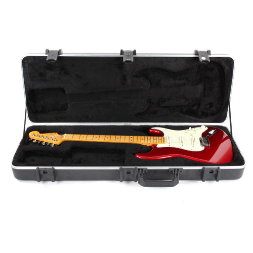 2011 Fender American Deluxe Stratocaster Electric Guitar Candy Apple Red