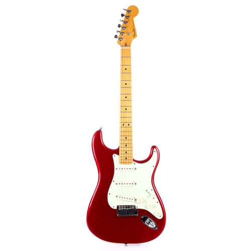 2011 Fender American Deluxe Stratocaster Electric Guitar Candy Apple Red