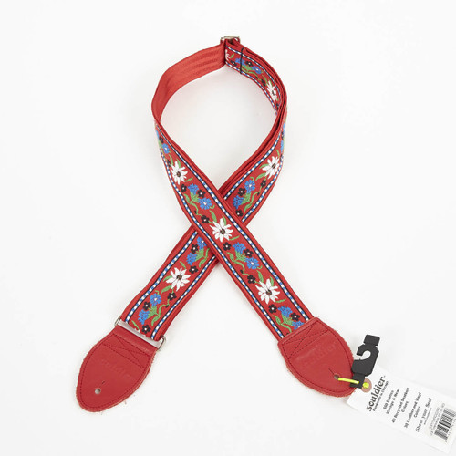 Souldier "Edelweiss" Blue Black & White Pattern Guitar Strap