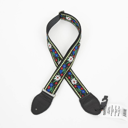 Souldier "Edelweiss" White Blue & Red Pattern Guitar Strap