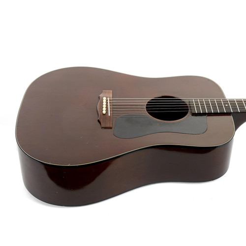 Vintage 1978 Guild D-25 Dreadnought Acoustic Guitar Brown Finish
