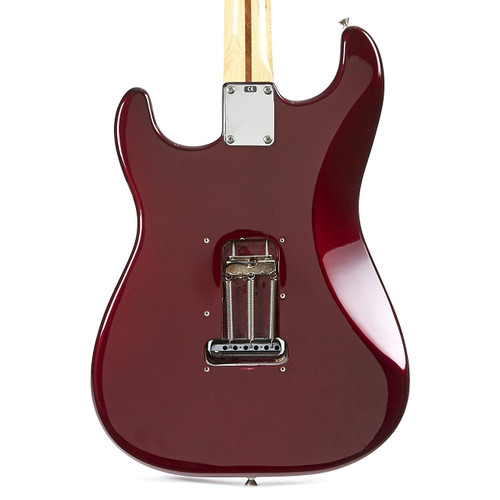 2002 Fender Stratocaster MIM Metallic Wine Red Finish