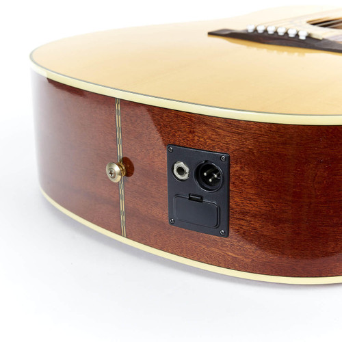 Used Ibanez AW100ECE Acoustic Electric Guitar Natural Finish