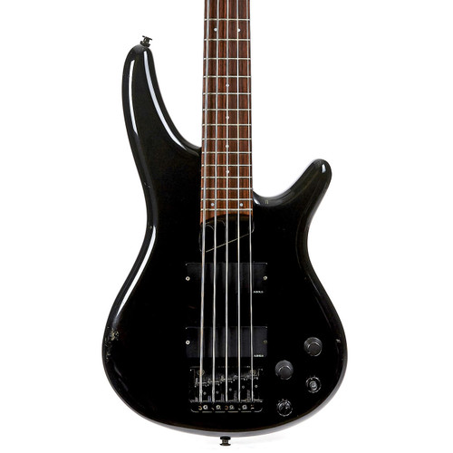 2000 Ibanez Sound Gear SR885 5-String Electric Bass Guitar Black Finish