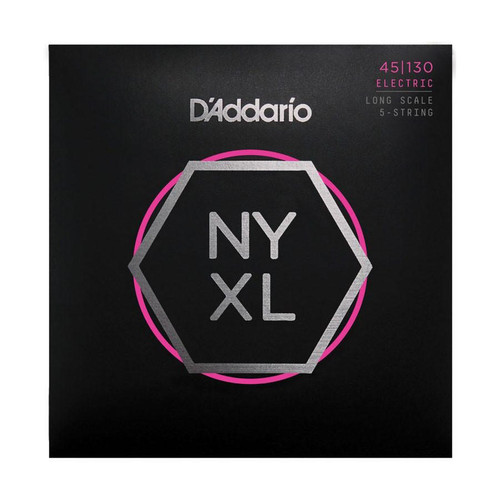 D'Addario NYXL45130 5-String Bass Strings 45 - 130