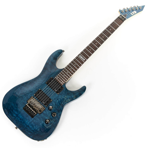 Used ESP LTD MH-100QM Blue 2009