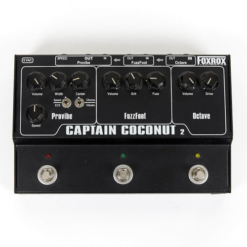 Used Foxrox Captain Coconut 2 Fuzz Effects Pedal