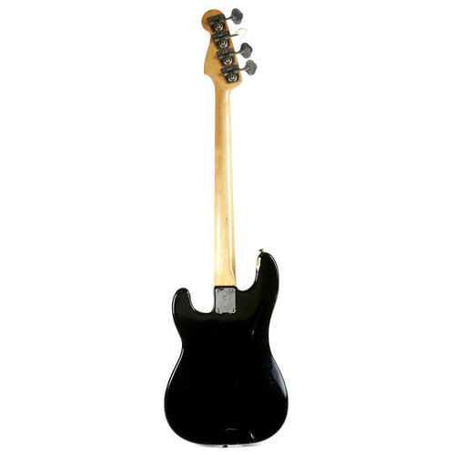 Vintage Fender Precision Bass Custom Color Black 1969