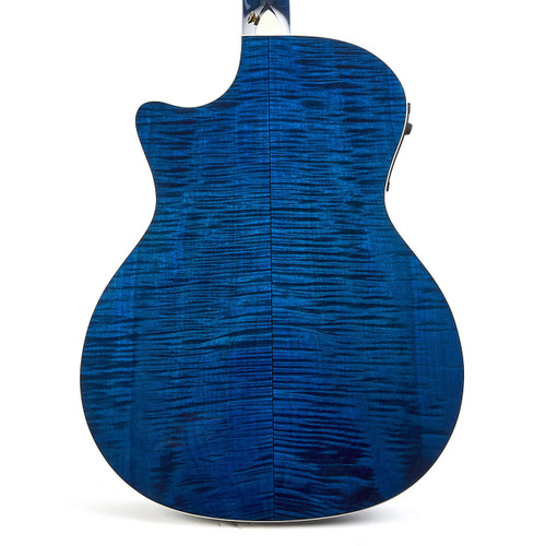 Used Taylor 614-CE Grand Auditorium Trans Blue 2000