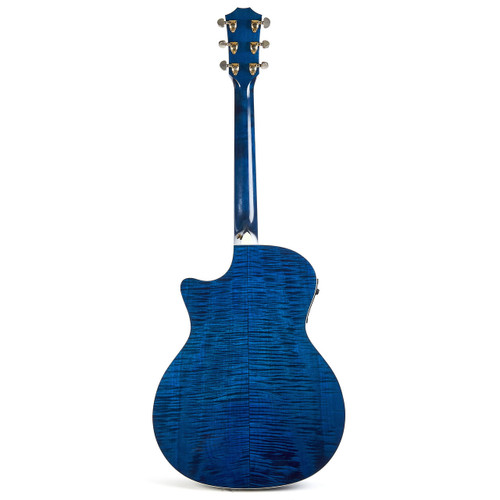 Used Taylor 614-CE Grand Auditorium Trans Blue 2000