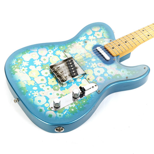 Vintage Fender Telecaster Blue Floral MIJ 1985