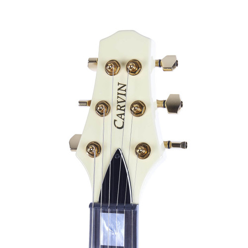 Used Carvin CS4 California Single Cutaway Carved Top - Classic White