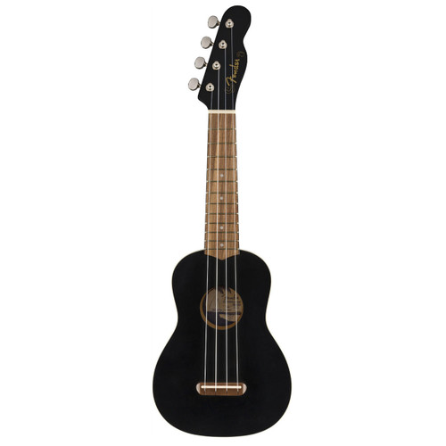 Fender Venice Soprano Ukulele Uke - Black