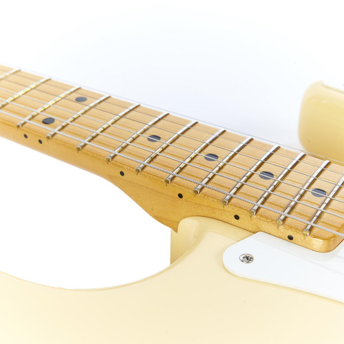 Used Fender Eric Johnson Thinline Stratocaster - Vintage White 2018