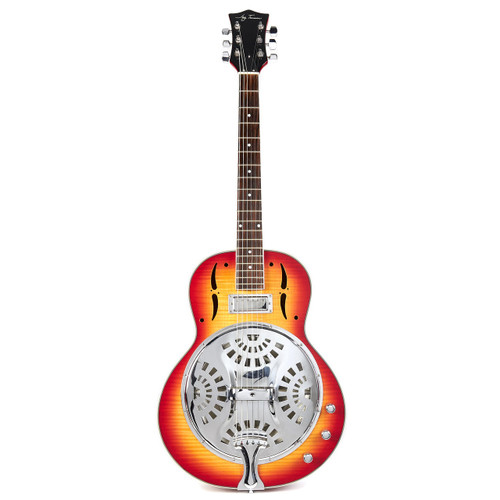 Used Jay Turser JT-900RES Resonator Cherry Sunburst