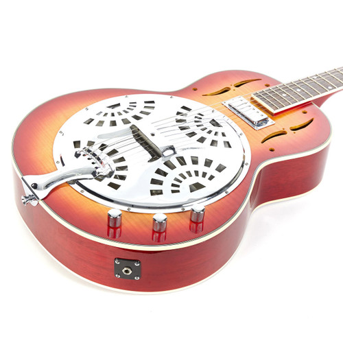 Used Jay Turser JT-900RES Resonator Cherry Sunburst