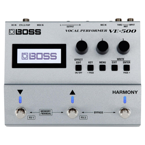 Boss VE-500 Vocal Performer Pedal