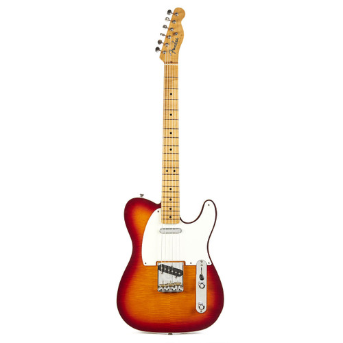 Used Fender Special Edition Telecaster Custom Flame Maple Cherry Sunburst 2000