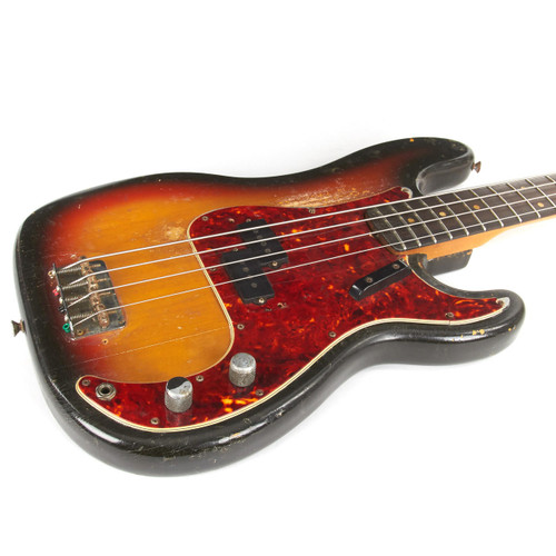 Vintage Fender Precision P Bass Sunburst 1966