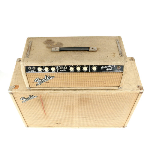 Vintage Fender Bassman 50W 2x12 Tube Amp 6G6B - 1964