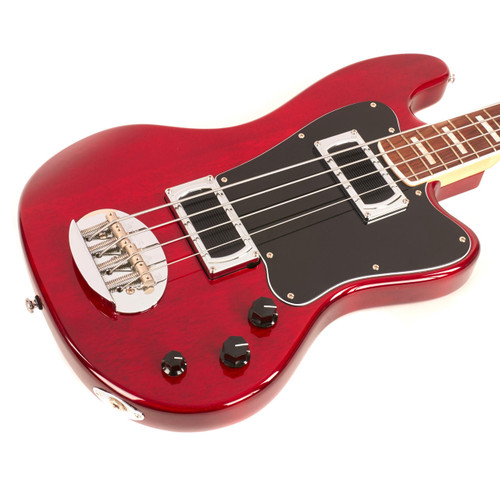 Used Lakland Skyline Series Decade Bass Trans Red 2014