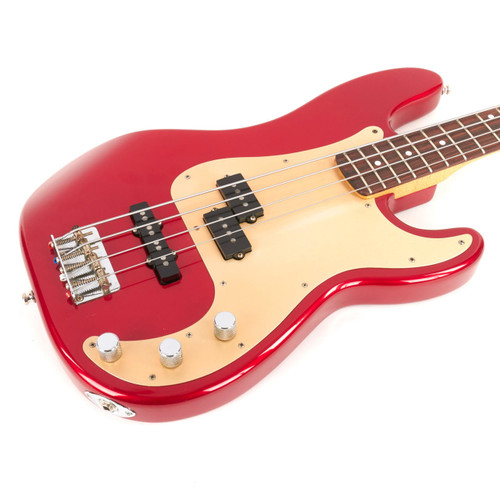 Used Fender California Series Precision Bass Special Candy Apple Red 1997