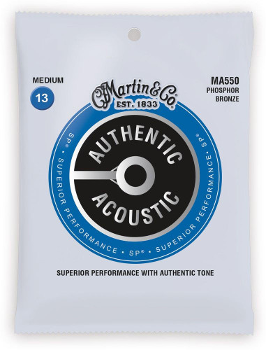 Martin MA550 Authentic Acoustic SP Medium Strings 13-56