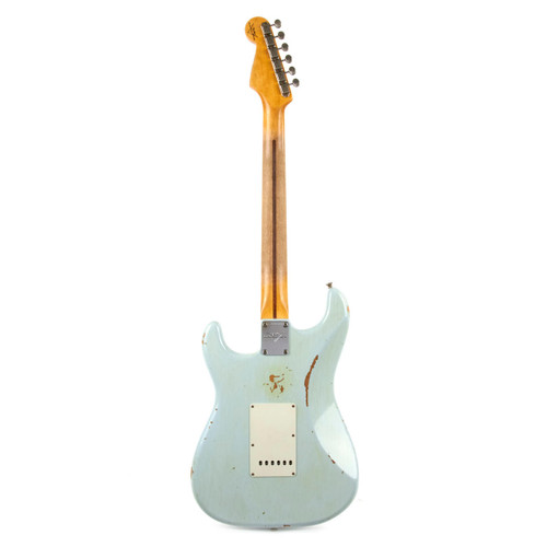 Used Fender Custom Shop 1960 Stratocaster Relic Sonic Blue 2017
