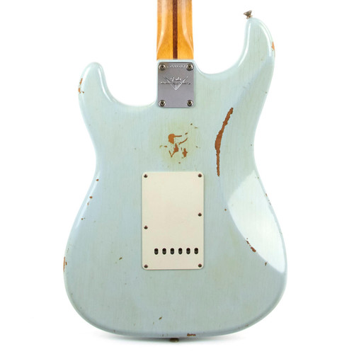Used Fender Custom Shop 1960 Stratocaster Relic Sonic Blue 2017