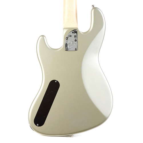Used Fender Flea Signature Active Jazz Bass Maple - Inca Silver