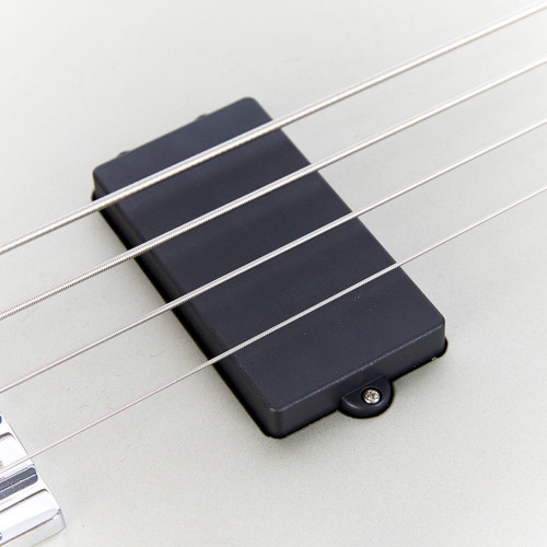 Used Fender Flea Signature Active Jazz Bass Maple - Inca Silver